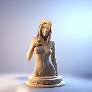 Scarlett  Woman Bust