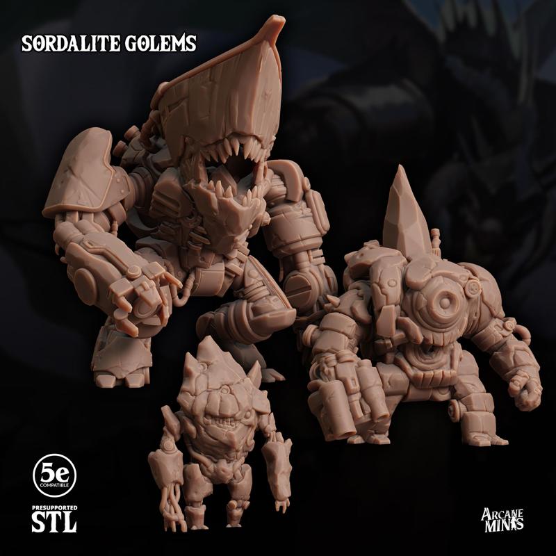 Sordalite Golems Pack