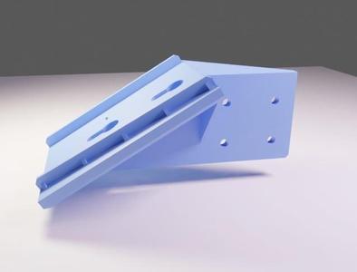 Front facing screen mount for Ender 3 v2