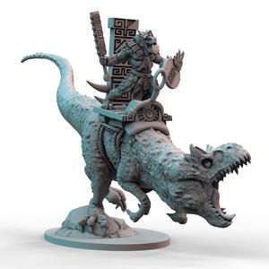 Lizardmen Boss Mount (pre-supported)