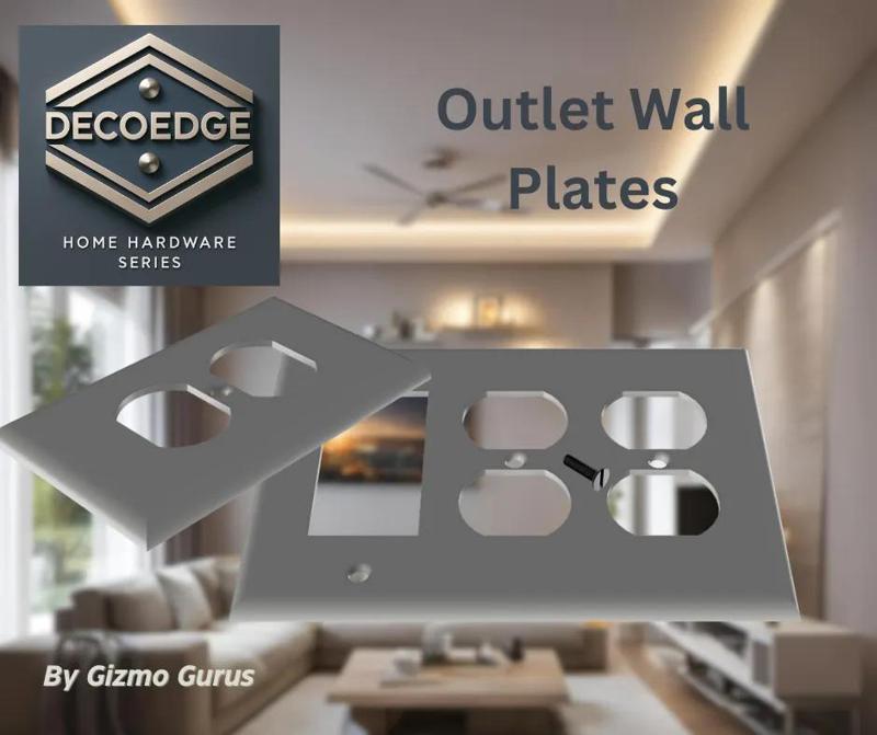 DecoEdge: Outlet Wall Plates – Single, Double, and Triple Gang Covers   