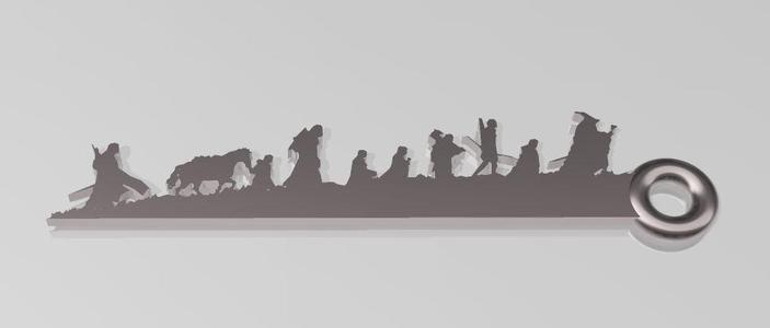 lotr keychain