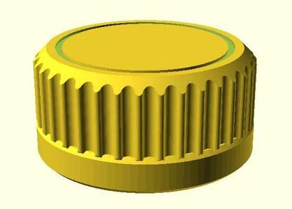 Knob with Collar   