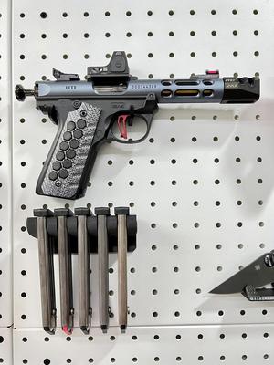 Ruger 22/45 Magazine Rack for Pegboard