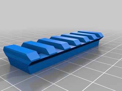 Picatinny Rail (Fixed STL)