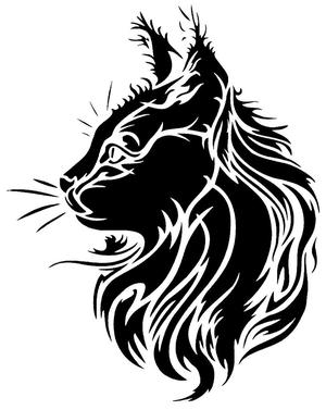Cat Head stencil