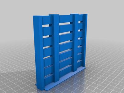 Simple wooden wall