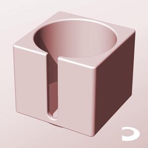 CS68-65-S Slotted Modular Stacking Storage Boxes | Printable Objects - Infinite Containers | stl file for 3d printing