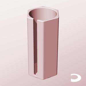 CH68-170-S Slotted Modular Stacking Storage Boxes | Printable Objects - Infinite Containers | stl file for 3d printing