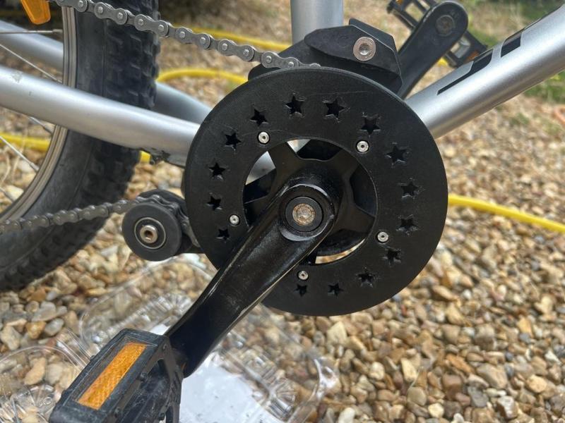 MTB chainguard / protege chaine Vtt  -- CUSTOMISABLE