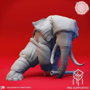 Loxodon Ninja - Tabletop Miniature (Pre-Supported)