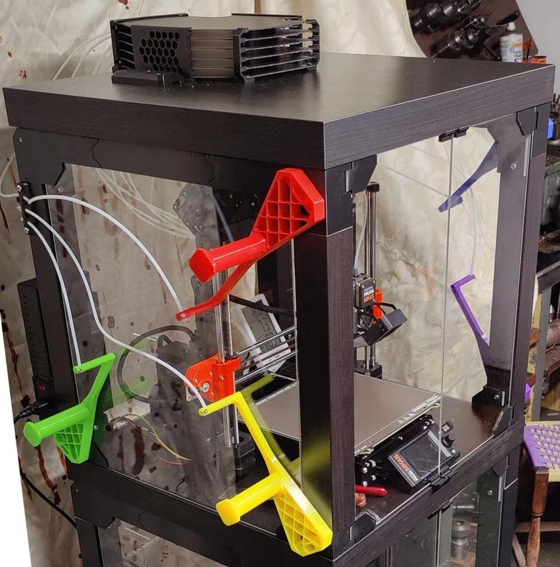 MMU3 compatible Ikea LACK v2 enclosure   