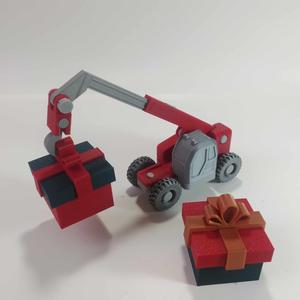 GIFT BOX,TELESCOPIC CRANE