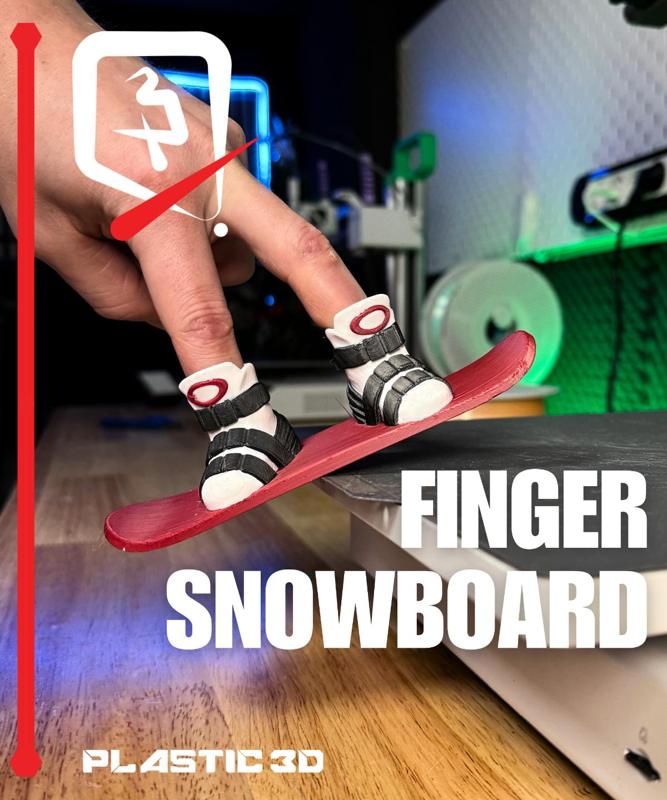 Finger Snowboard