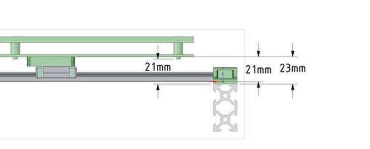  FIX SPACER for Rail Seat & Cushion for Kywoo Tycoon Y-axis Linear Rail Kit