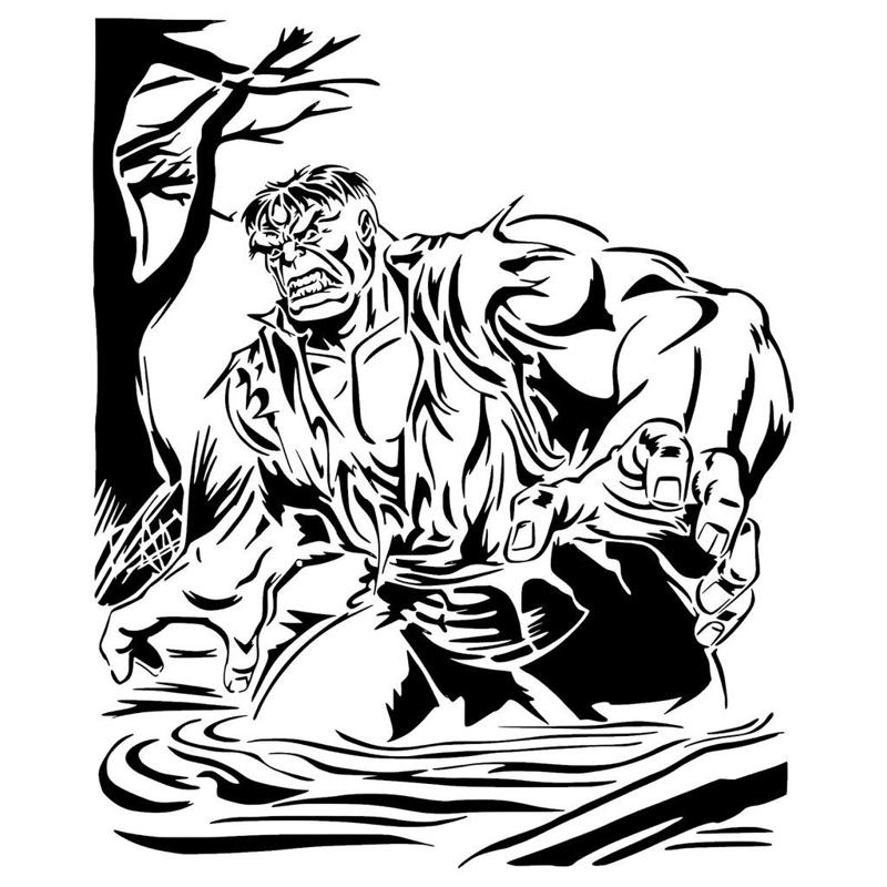 Hulk stencil 6