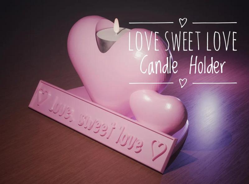 Love, Sweet Love - Electric Tea Light Candle Holder   