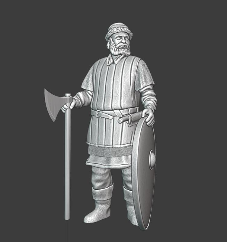 Medieval Baltic militia - infantry