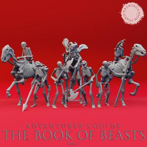 Skeleton Warband - Book of Beasts - Tabletop Miniatures (Pre-Supported)