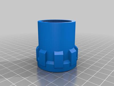 LGT 1" Lightsaber, pommel to house 28mm speaker