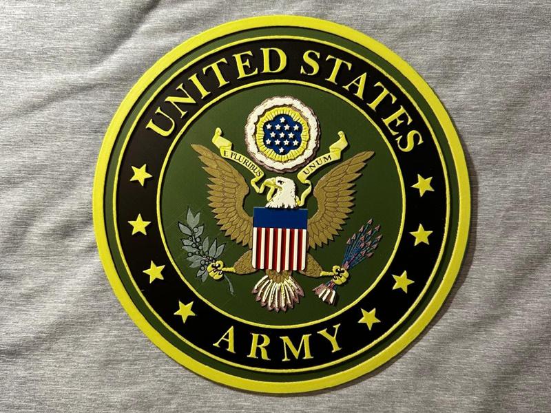Round US Army Logo