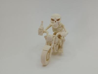 Skeleton Motorcycle with Bottle – Death Rider Deluxe
