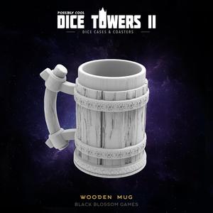 MU01 Wooden Mug :: Possibly Cool Dice Tower 2