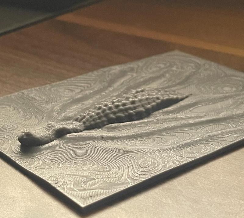 Swimming Crocodile Desk topper 