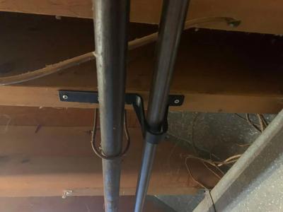 1/2 inch steel pipe hangers   