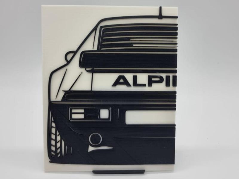 2D Wall Art Renault Alpine A310