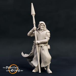 Ranger with Spear - Pose B - Presupported