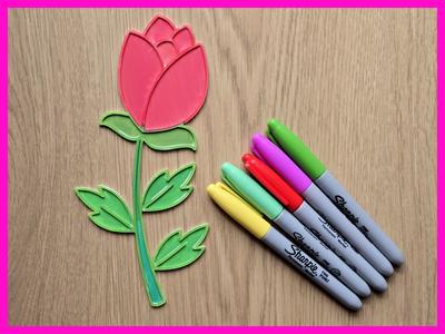 Mom Flower Cute Gift Diy Coloring
