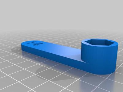 Compact Socket Wrench and 14mm