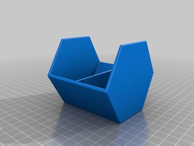 Interlocking Modular Hex Drawers with compartments