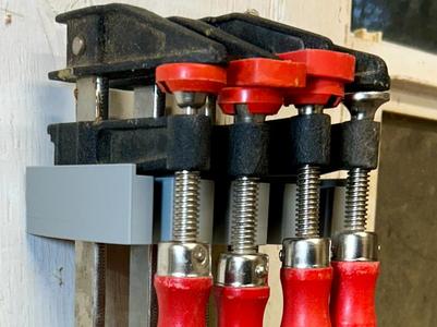 Bessey F-style bar clamp holder - SKADIS VERSION