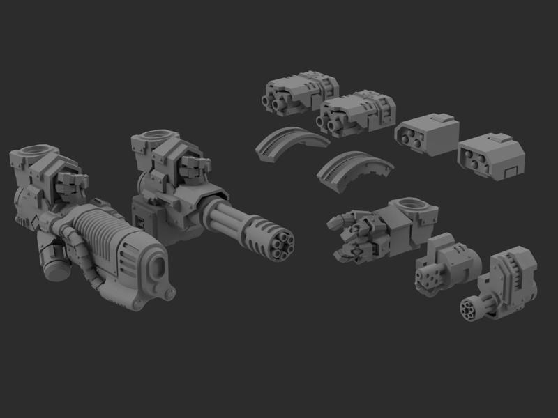 Forgeborn Ancient  Redemptus  Weapon Pack