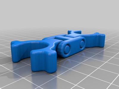Ski pole clip (D=15mm)