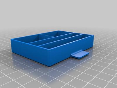 Drawer box with four #8 compartments