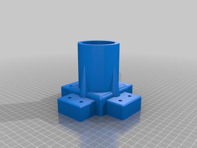 Base para tubo PVC de 2inch