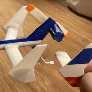 Replacement Stabilizer Fin for XK K124 r/c Helicopter