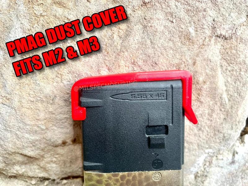 AR15 PMAG M2 + M3 Dust Cover no supports   