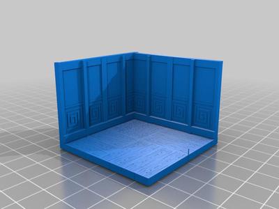 Tudor style Corner Wall Tile 2x