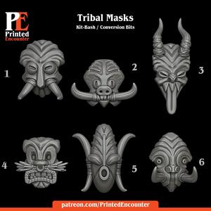 Tribal Masks Kit-bash Conversion Bits