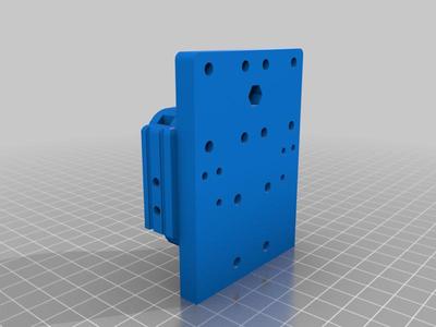 Anet A8 Carriage backing plate with Properprinting quick mount