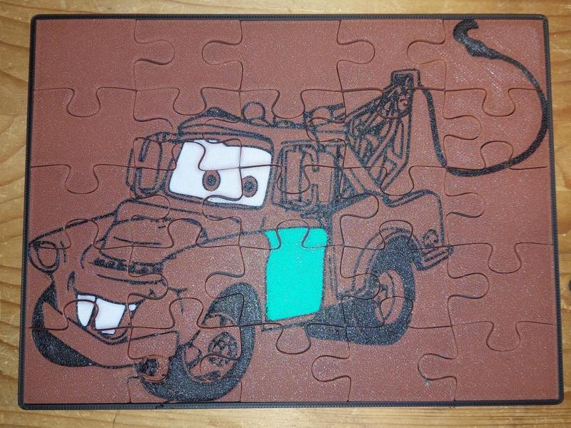 Kids Puzzle Disney Cars Hook