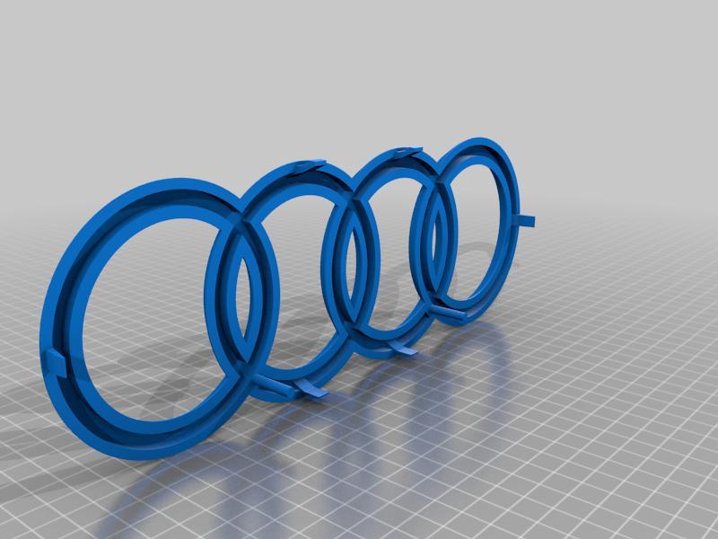 Audi A4 Front Emblem Ringe