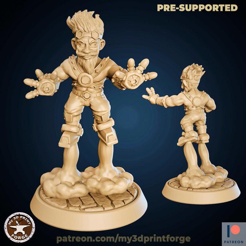 Gnome Iron man - Iron GNOME 32mm and 75mm pre-sup