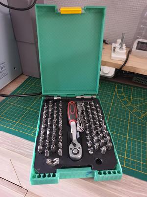 Parkside Ratchet and Bit Set Box