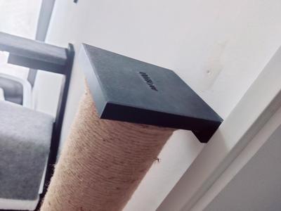 Cat Tree Tube Support with Rope Wrap (100mm PVC)