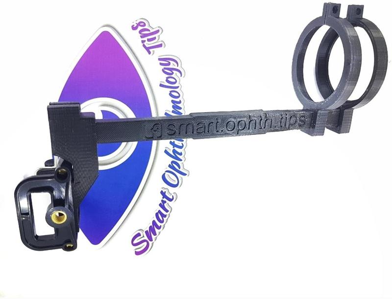 Fundoscopy holder for smartphone retinal photography 